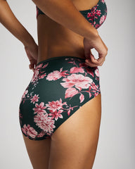 COTTAGE FLORAL MINI GREEN - Modern Brief Panty | Soma