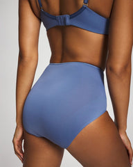 SUNDOWN BLUE - High-Waist Brief Panty | Soma