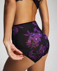 GILDED BLOOMS MAGENTA M - High-Waist Brief Panty | Soma