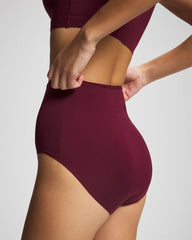 VELVET PLUM - High-Waist Brief Panty | Soma