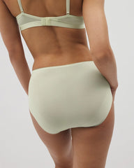 ALOE WASH - Vanishing Edge Microfiber Modern Brief Panty with Lace | Soma