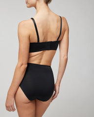 BLACK - Modern Brief Panty with Lace | Soma