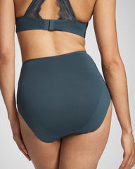 PETROL - Tummy High-Waist Brief Panty with Lace | Soma
