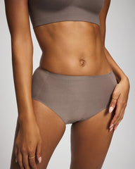 DARK TAUPE - Enbliss Soft Stretch Modern Brief Panty | Soma