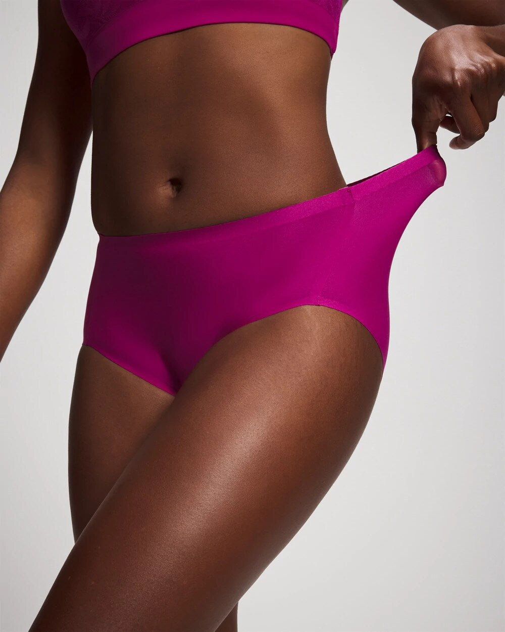 MAGENTA ORCHID - Enbliss Soft Stretch Modern Brief Panty | Soma