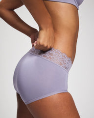 LAVENDER CLOUD - Brief Panty with Enchanting Lace | Soma