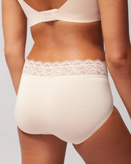 PALE SAND - Brief Panty with Enchanting Lace | Soma