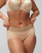 WARM AMBER - Brief Panty with Enchanting Lace | Soma