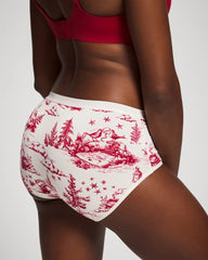 ENCHANTED TOILE CHAMPAGNE - Cotton Modern Brief Panty | Soma