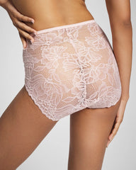 PRETTY PINK - Lace Back Modern Brief Panty | Soma