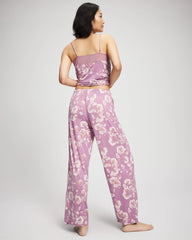 FLORA SHIMMER LILAC - Printed Pajama Pant | Soma