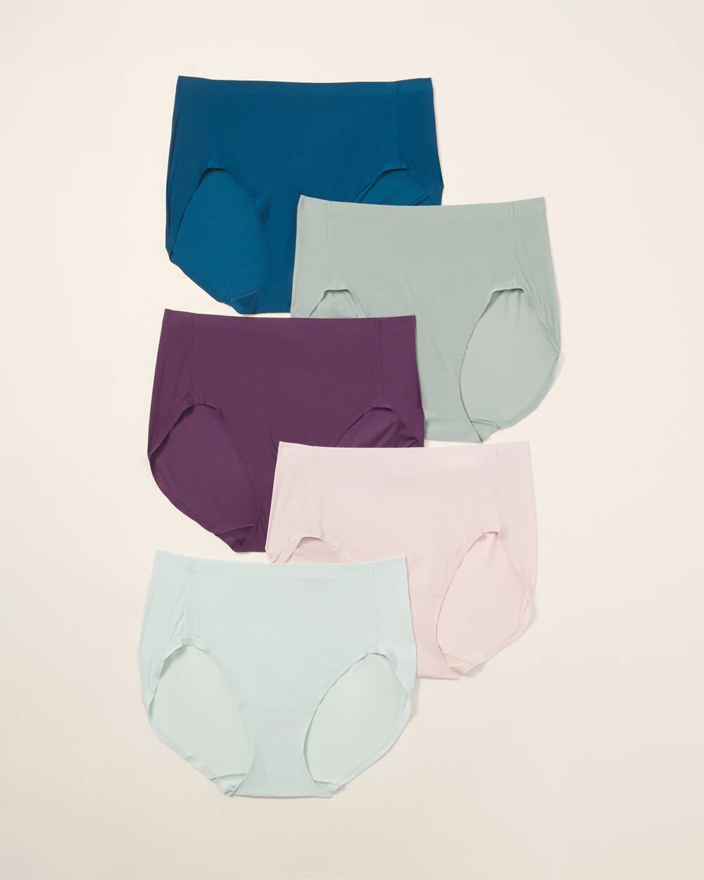 BLACKBERRY WINE MULTIPACK - Soft Stretch Modern Brief Panty 5 Pack | Soma