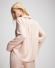 CAMEO ROSE - Long Sleeve Notch Collar Pajama Top | Soma