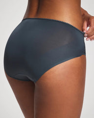 PETROL W GREEN MIST - Hipster Panty with Sensuous Lace | Soma