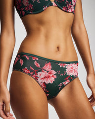 COTTAGE FLORAL MINI GREEN - Cheeky Hipster Panty | Soma
