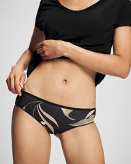 MYSTIC BLOOMS MINI BLACK - Cheeky Hipster Panty | Soma