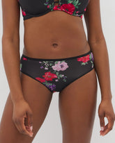 RHAPSODY FLORA MINI BLACK - Cheeky Hipster Panty | Soma