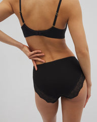BLACK - Embraceable Hipster Panty Crochet Lace | Soma