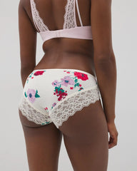 RHAPSODY FLORA M SUGAR - Hipster Panty with Enchanting Lace | Soma