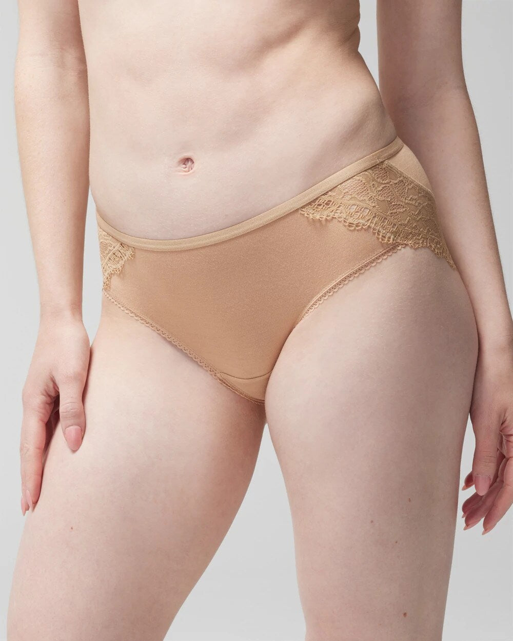 WARM AMBER - Hipster Panty with Enchanting Lace | Soma