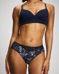 BOTANICAL TILE NAVY M - Lace Hipster | Soma