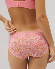 SHOW OFF PAISLEY M GUAVA - Hipster Panty with Enchanting Lace | Soma