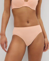 PEACH PARFAIT - Seamless Rib Hipster Panty | Soma