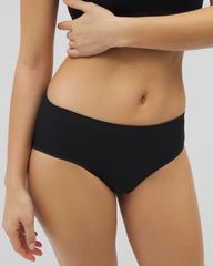 BLACK - Seamless Rib Hipster Panty | Soma