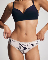 NOUVEAU FLORA MINI CHAMP - Cotton Hipster Panty with Lace Trim | Soma