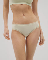 ALOE WASH - Cotton Hipster Panty with Lace Trim | Soma