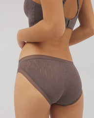 GRAY ABYSS - Soma Hipster Panty with Stretch Lace | Soma