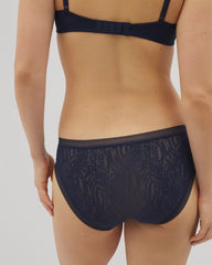 NIGHTFALL NAVY - Soma Hipster Panty with Stretch Lace | Soma