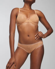 CREME BRULEE - Soma Hipster Panty with Stretch Lace | Soma