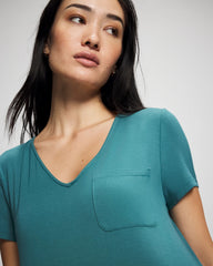 CERULEAN TEAL - Short-Sleeve Sleepshirt | Soma