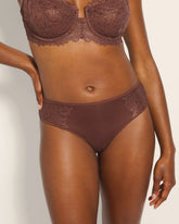 MOCHA - Cheeky Panty with Lace | Soma