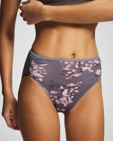 FLORAL DREAMS MINI GRAY - Edge High-Leg Panty | Soma
