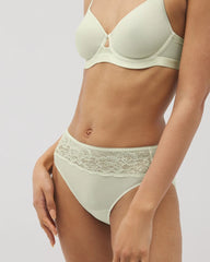 ALOE WASH - Edge High-Leg Panty with Lace | Soma