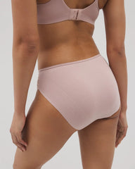 ADOBE ROSE - Cotton Blend High-Leg Panty with Lace | Soma