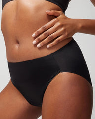 BLACK - High-Leg Brief Panty | Soma