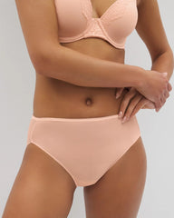 PEACH PARFAIT - Mesh Back High-Leg Panty | Soma