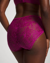 MAGENTA ORCHID - Lace Back High-Leg Panty | Soma