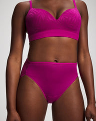 MAGENTA ORCHID - Lace Back High-Leg Panty | Soma