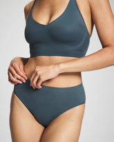 PETROL - Seamless Rib High-Leg Panty | Soma