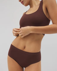 MOCHA - Seamless Rib High-Leg Panty | Soma