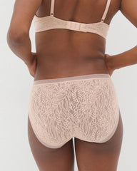 HUSH - Soma High-Leg Panty with Stretch Lace | Soma