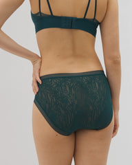 DARK SEA - Soma High-Leg Panty with Stretch Lace | Soma