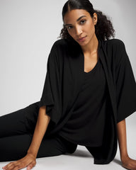 BLACK - Pajama Cardi | Soma