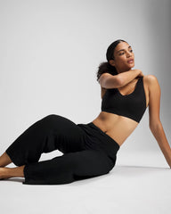 BLACK - Cropped Pajama Pants | Soma