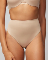 WARM AMBER - Tummy High-Waist Thong Panty | Soma
