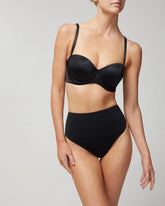 BLACK - Tummy High-Waist Thong Panty | Soma